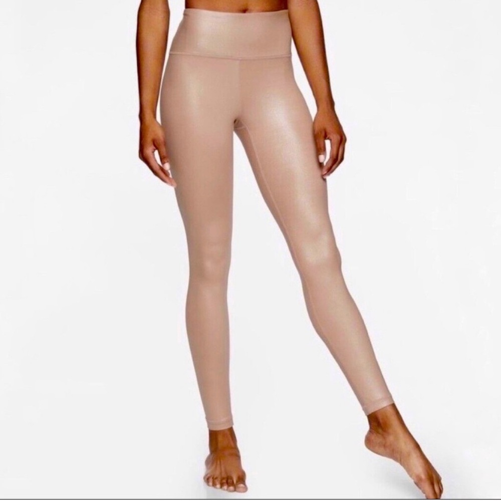 Athleta Shimmer Pink Leggings